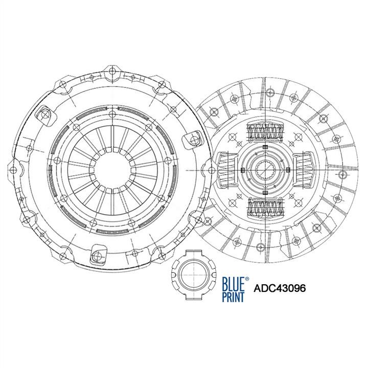 Blue Print ADC43096 Clutch kit ADC43096: Buy near me in Poland at 2407.PL - Good price!