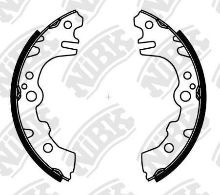 NiBK FN0042 Brake shoe set FN0042: Buy near me in Poland at 2407.PL - Good price!