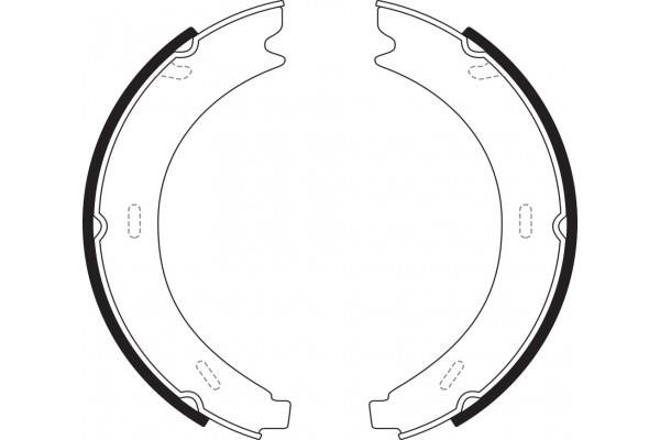 NiBK FN0515 Колодки тормозные стояночного тормоза FN0515: Отличная цена - Купить в Польше на 2407.PL!