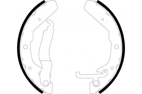 NiBK FN0538 Brake shoe set FN0538: Buy near me in Poland at 2407.PL - Good price!