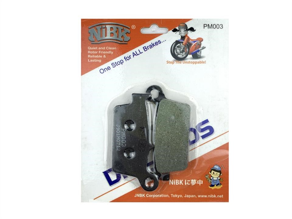 NiBK PM003 Brake Pad Set, disc brake PM003: Buy near me in Poland at 2407.PL - Good price!