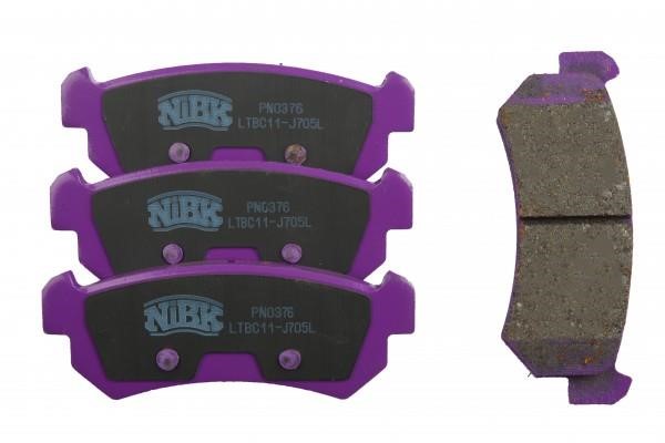 NiBK PN0376 Brake Pad Set, disc brake PN0376: Buy near me at 2407.PL in Poland at an Affordable price!