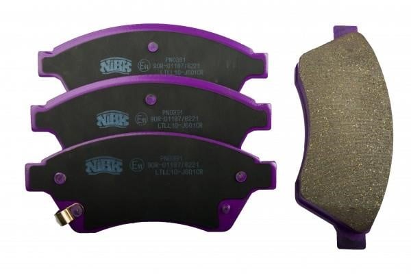 NiBK PN0391 Brake Pad Set, disc brake PN0391: Buy near me in Poland at 2407.PL - Good price!