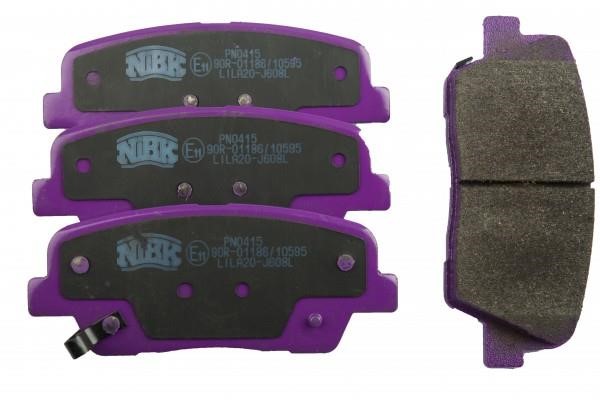 NiBK PN0415 Rear disc brake pads, set PN0415: Buy near me in Poland at 2407.PL - Good price!