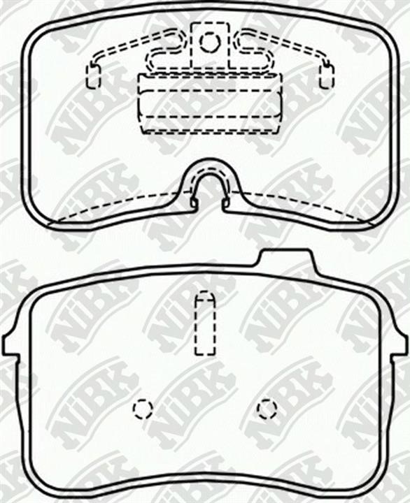 NiBK PN0506 Тормозные колодки дисковые, комплект PN0506: Отличная цена - Купить в Польше на 2407.PL!