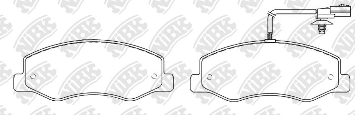 NiBK PN0637W Klocki hamulcowe tylne, komplet PN0637W: Dobra cena w Polsce na 2407.PL - Kup Teraz!