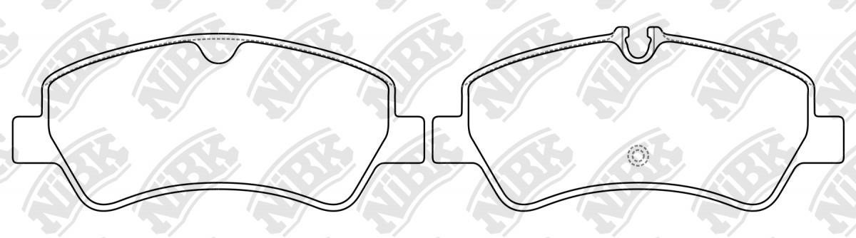 NiBK PN0660 Гальмівні колодки задні, комплект PN0660: Приваблива ціна - Купити у Польщі на 2407.PL!
