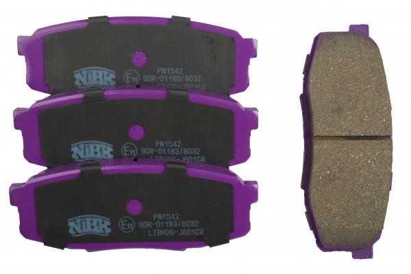 NiBK PN1542 Brake Pad Set, disc brake PN1542: Buy near me at 2407.PL in Poland at an Affordable price!