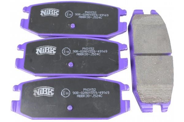 NiBK PN3152 Brake Pad Set, disc brake PN3152: Buy near me in Poland at 2407.PL - Good price!