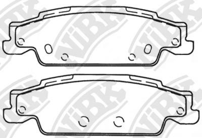 NiBK PN51004 Scheibenbremsbeläge, Set PN51004: Kaufen Sie zu einem guten Preis in Polen bei 2407.PL!