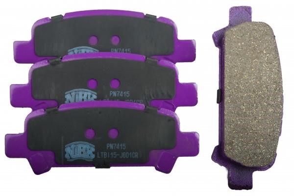 NiBK PN7415 Brake Pad Set, disc brake PN7415: Buy near me in Poland at 2407.PL - Good price!