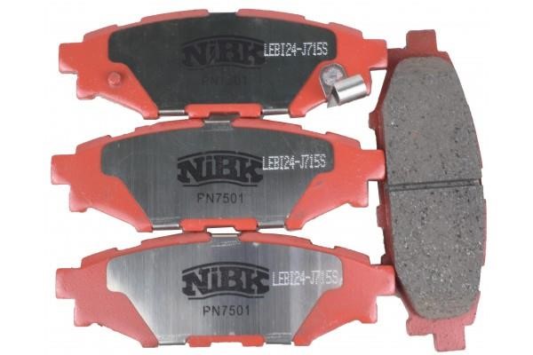 NiBK PN7501S Тормозные колодки дисковые, комплект PN7501S: Отличная цена - Купить в Польше на 2407.PL!