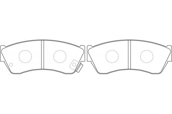 NiBK PN9169 Brake Pad Set, disc brake PN9169: Buy near me in Poland at 2407.PL - Good price!