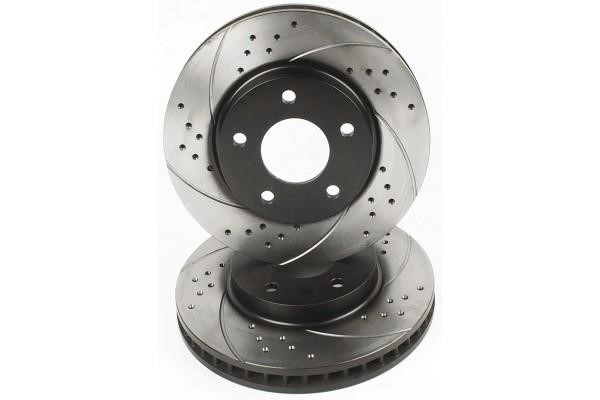 NiBK RN1366DSET Front brake disc ventilated RN1366DSET: Buy near me in Poland at 2407.PL - Good price!