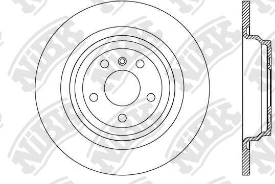 NiBK RN1699 Диск гальмівний задній невентильований RN1699: Купити у Польщі - Добра ціна на 2407.PL!