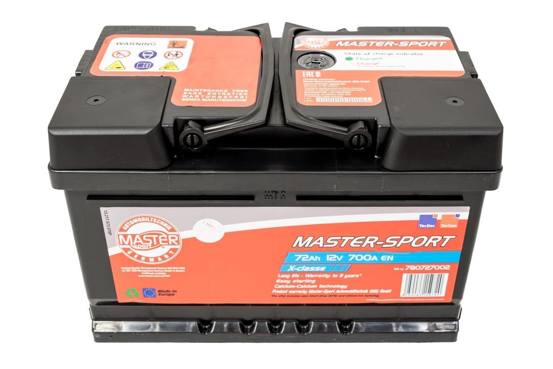 Master-sport 780727002 Akumulator Master-sport 12V 72AH 700A(EN) L+ 780727002: Dobra cena w Polsce na 2407.PL - Kup Teraz!