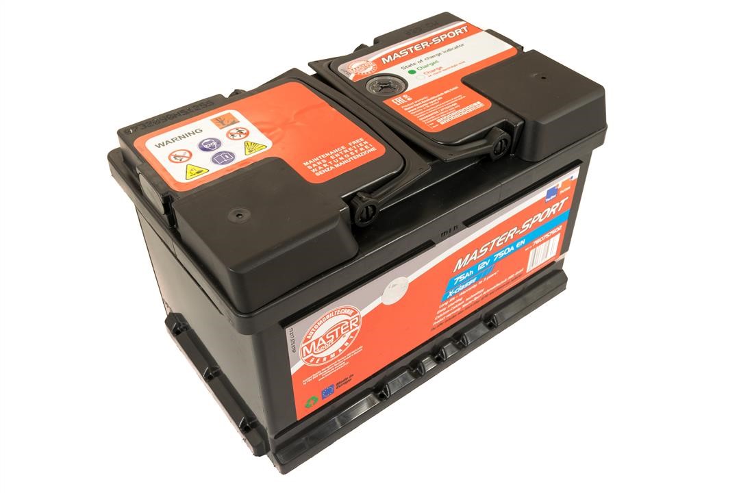 Master-sport 780757502 Battery Master-sport 12V 75AH 750A(EN) L+ 780757502: Buy near me at 2407.PL in Poland at an Affordable price!