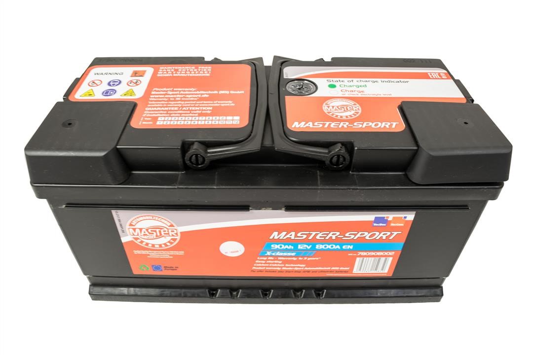 Master-sport 780908002 Battery Master-sport 12V 90AH 800A(EN) R+ 780908002: Buy near me in Poland at 2407.PL - Good price!