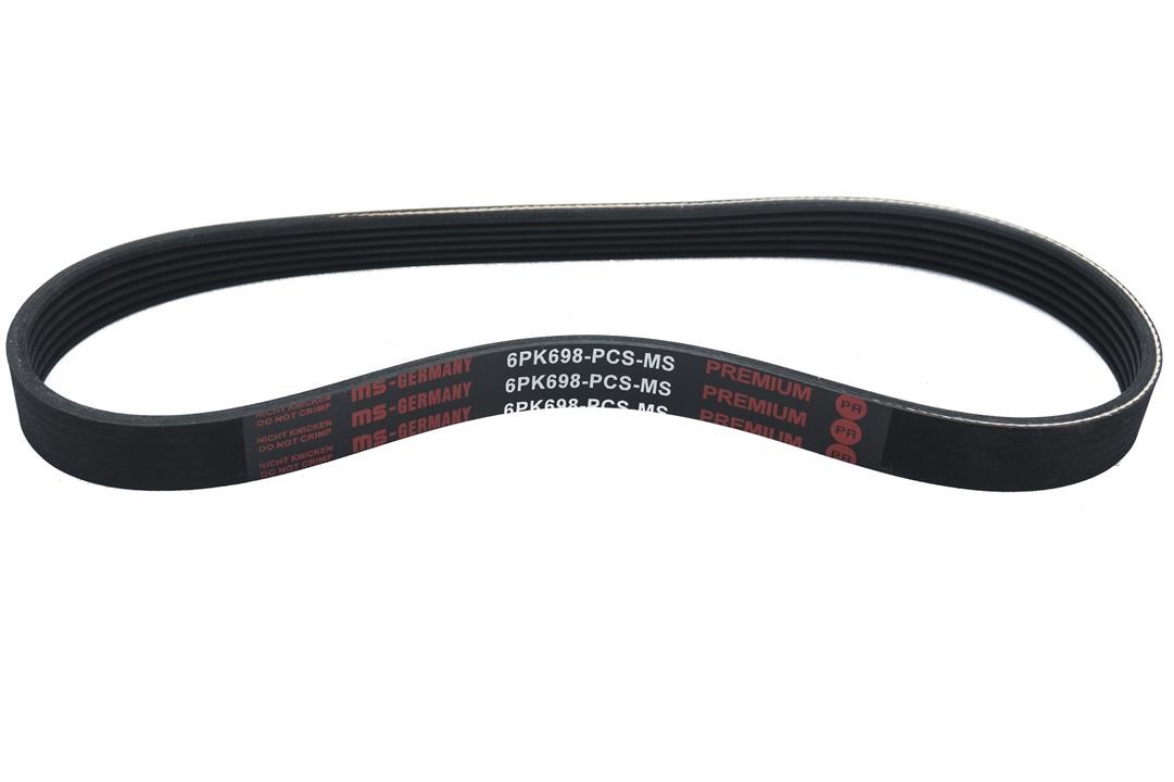 Master-sport 6PK698-PCS-MS V-ribbed belt 6PK698 6PK698PCSMS: Buy near me in Poland at 2407.PL - Good price!