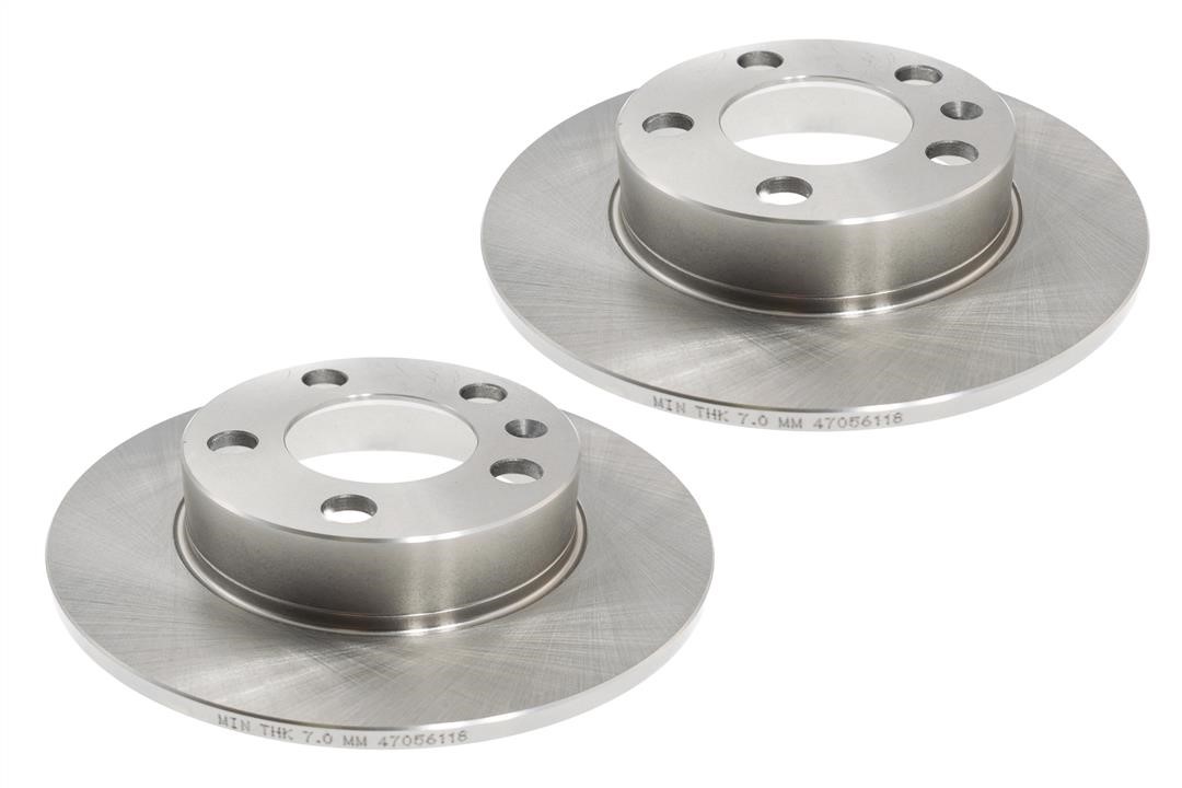 Master-sport 24-0109-0123-1-SET-MS Rear brake disc, non-ventilated 24010901231SETMS: Buy near me in Poland at 2407.PL - Good price!