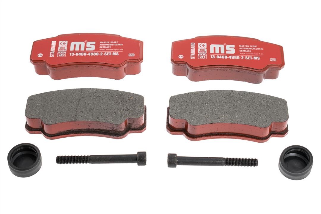 Master-sport 13-0460-4980-2-SET-MS Brake Pad Set, disc brake 13046049802SETMS: Buy near me in Poland at 2407.PL - Good price!