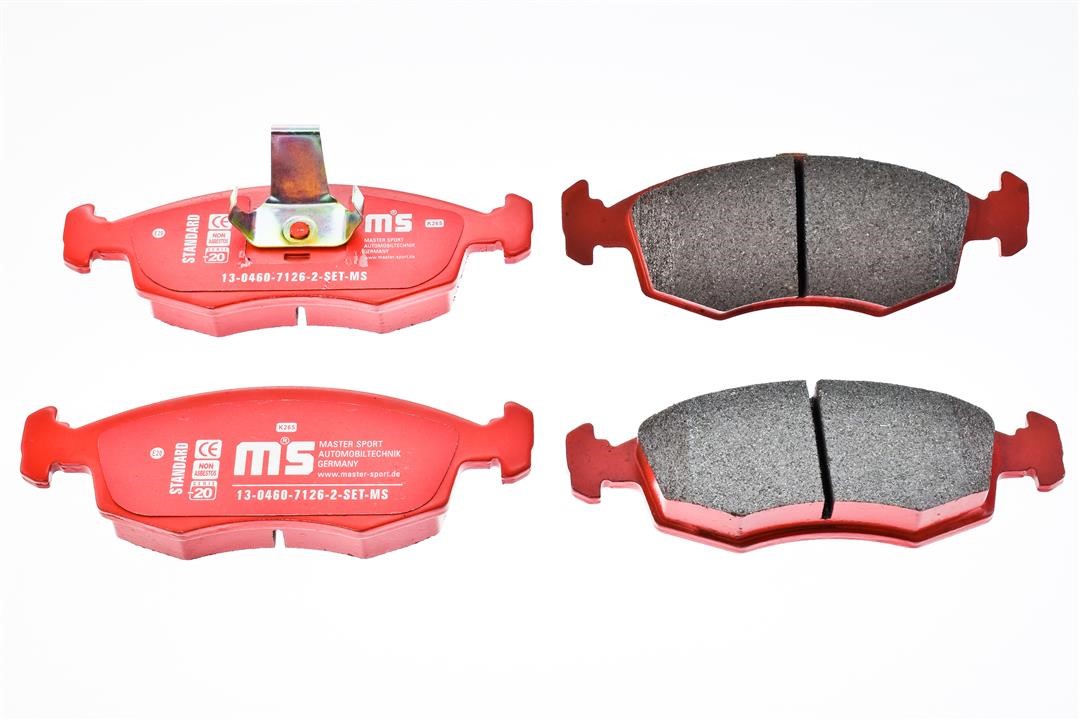 Master-sport 13-0460-7126-2-SET-MS Brake Pad Set, disc brake 13046071262SETMS: Buy near me in Poland at 2407.PL - Good price!