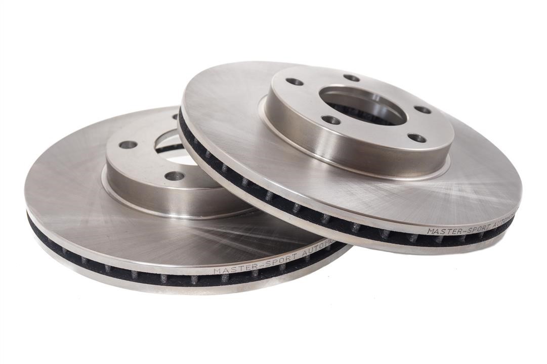 Master-sport 24-0125-0165-1-SET-MS Front brake disc ventilated 24012501651SETMS: Buy near me in Poland at 2407.PL - Good price!