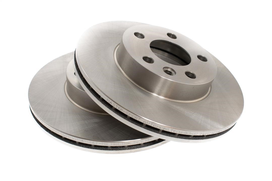 Master-sport 24-0124-0128-1-SET-MS Front brake disc ventilated 24012401281SETMS: Buy near me in Poland at 2407.PL - Good price!