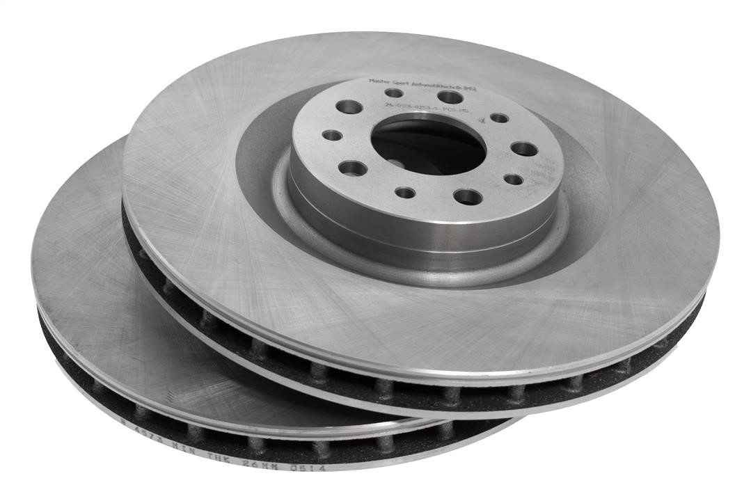Master-sport 24-0128-0253-1-SET-MS Front brake disc ventilated 24012802531SETMS: Buy near me in Poland at 2407.PL - Good price!