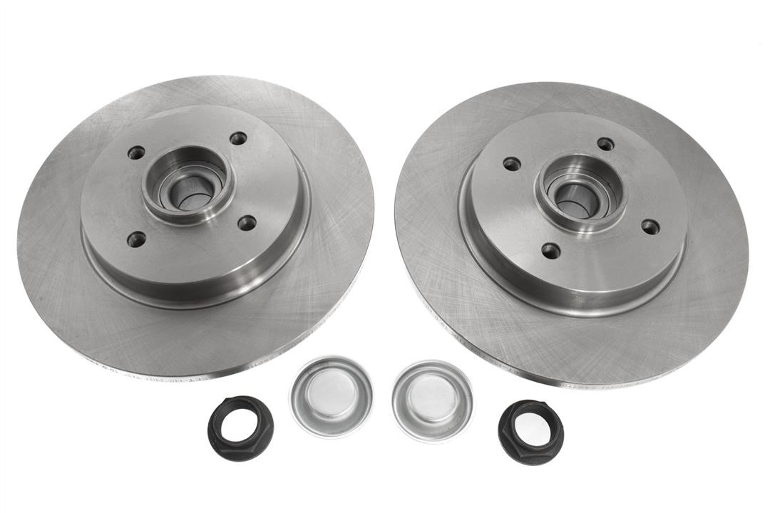 Master-sport 2401106128B-SET-MS Rear brake disc, non-ventilated 2401106128BSETMS: Buy near me in Poland at 2407.PL - Good price!