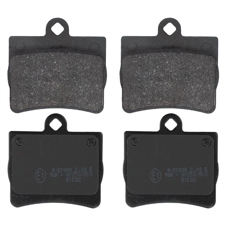 SWAG 10 91 6152 Rear disc brake pads, set 10916152: Buy near me at 2407.PL in Poland at an Affordable price!