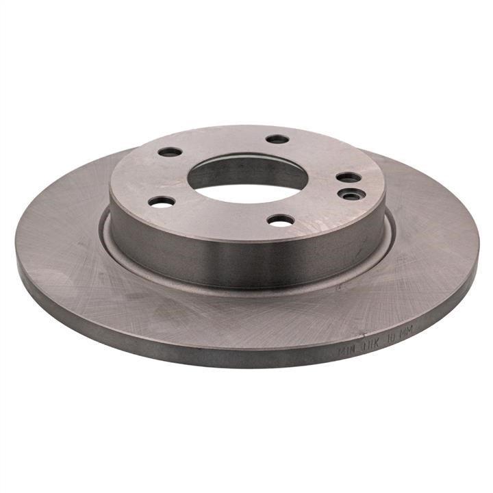 10917733 SWAG Unventilated front brake disc