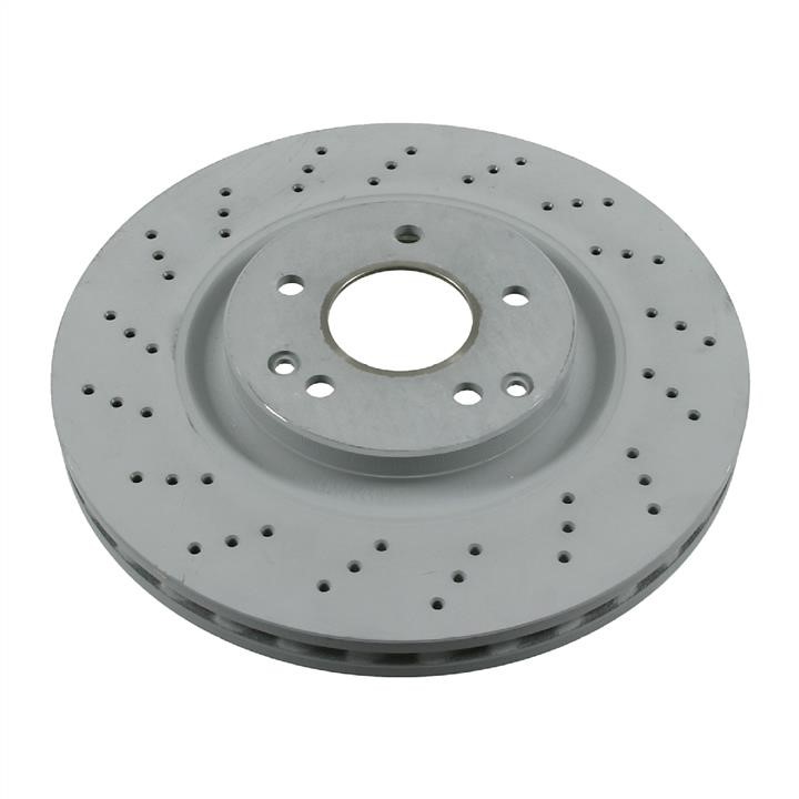 SWAG 10 92 6107 Ventilated brake disc with perforation 10926107: Buy near me in Poland at 2407.PL - Good price!