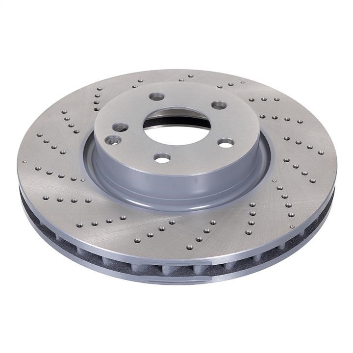 SWAG 10 93 0553 Ventilated brake disc with perforation 10930553: Buy near me at 2407.PL in Poland at an Affordable price!