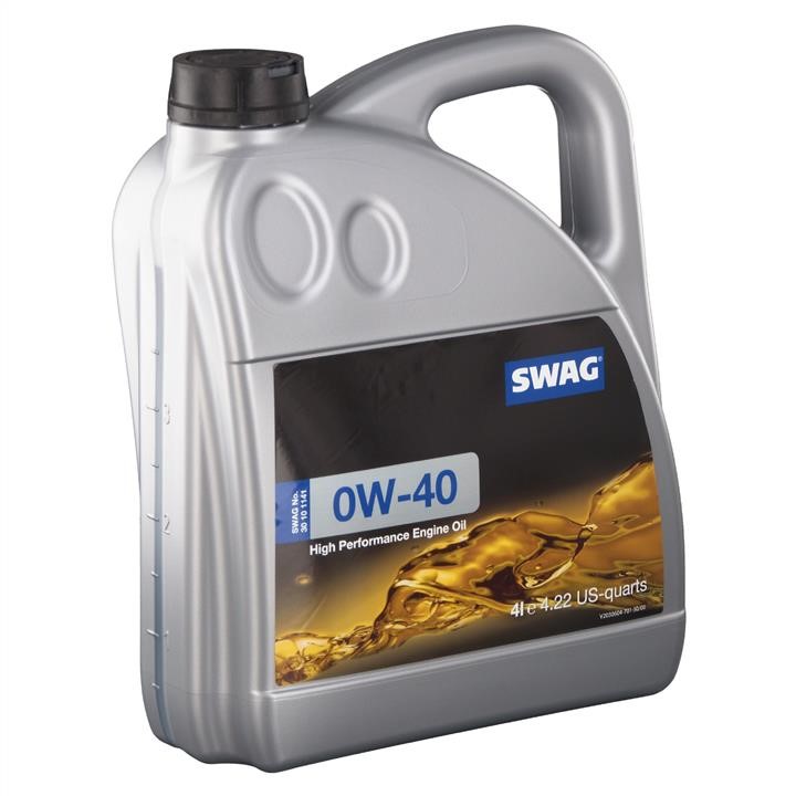 SWAG 30 10 1141 Engine oil SWAG High Performance 0W-40, 4L 30101141: Buy near me in Poland at 2407.PL - Good price!