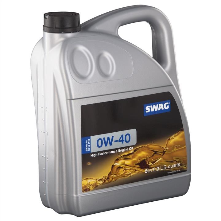 SWAG 30 10 1142 Engine oil SWAG High Performance 0W-40, 5L 30101142: Buy near me in Poland at 2407.PL - Good price!