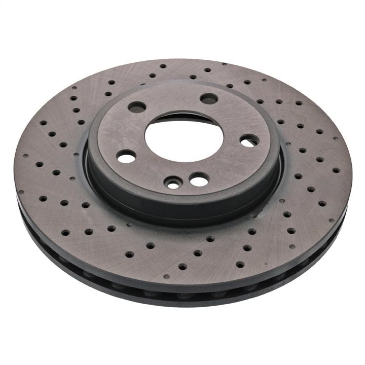 SWAG 10 94 4188 Ventilated brake disc with perforation 10944188: Buy near me in Poland at 2407.PL - Good price!