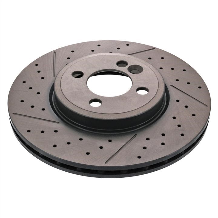 SWAG 11 94 3954 Ventilated brake disc with perforation 11943954: Buy near me in Poland at 2407.PL - Good price!