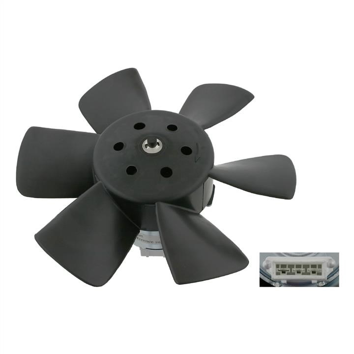 SWAG 30 90 6990 Hub, engine cooling fan wheel 30906990: Buy near me in Poland at 2407.PL - Good price!