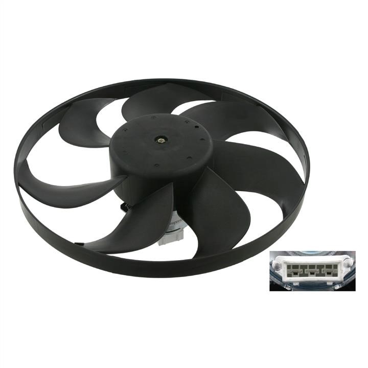 SWAG 30 91 0279 Hub, engine cooling fan wheel 30910279: Buy near me in Poland at 2407.PL - Good price!