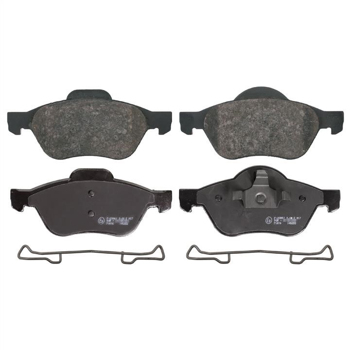 SWAG 60 91 6672 Front disc brake pads, set 60916672: Buy near me at 2407.PL in Poland at an Affordable price!