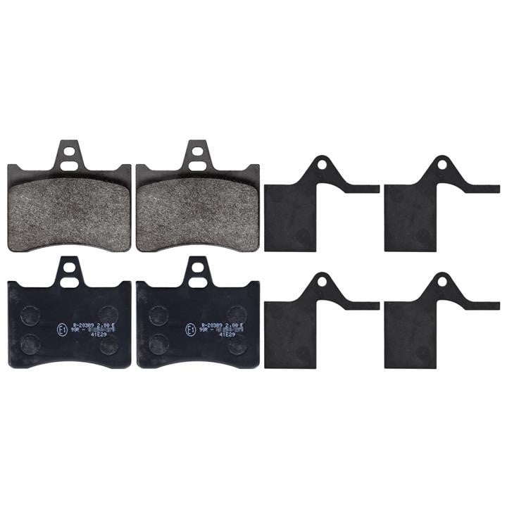 SWAG 64 11 6035 Rear disc brake pads, set 64116035: Buy near me at 2407.PL in Poland at an Affordable price!