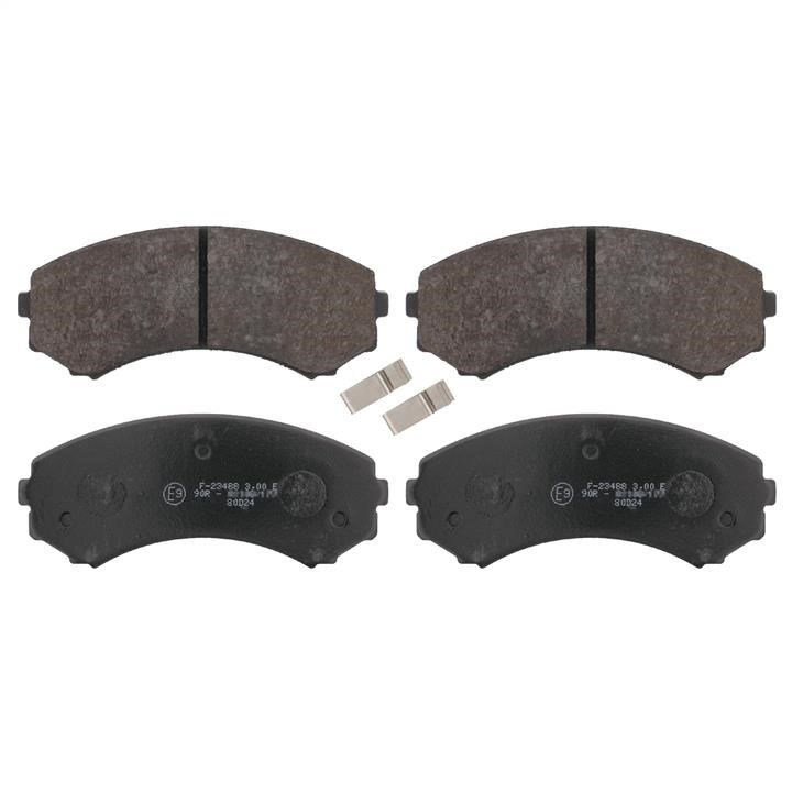 SWAG 80 91 6582 Front disc brake pads, set 80916582: Buy near me in Poland at 2407.PL - Good price!