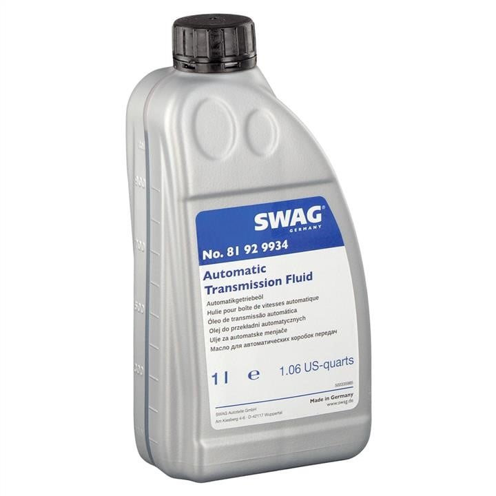 SWAG 81 92 9934 Трансмиссионное масло SWAG ATF, 1л 81929934: Отличная цена - Купить в Польше на 2407.PL!