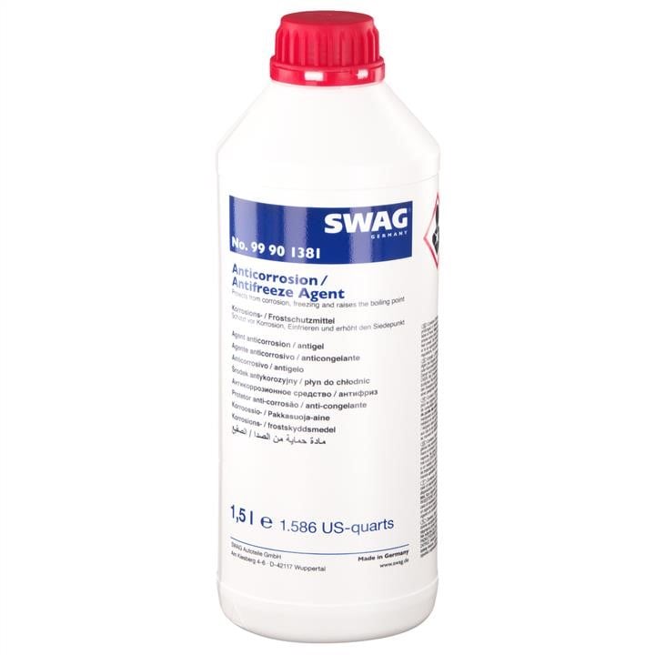 SWAG 99 90 1381 Antifreeze concentrate G12 ANTIFREEZE, red, 1.5 l 99901381: Buy near me in Poland at 2407.PL - Good price!