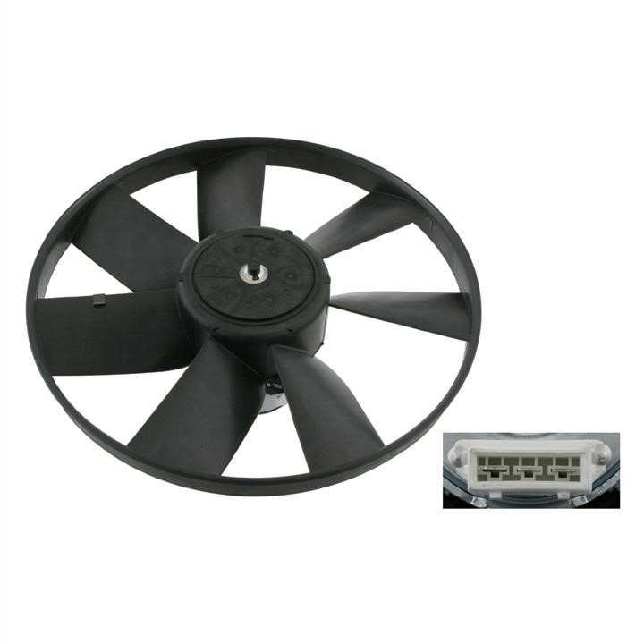 SWAG 99 90 6993 Hub, engine cooling fan wheel 99906993: Buy near me in Poland at 2407.PL - Good price!