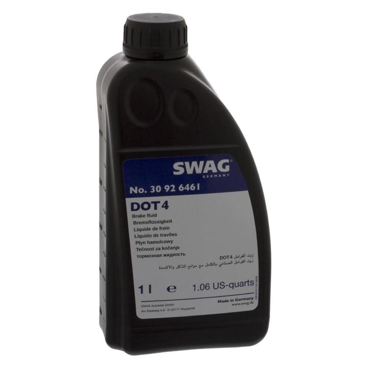 SWAG 30 92 6461 Brake Fluid DOT 4, 1L 30926461: Buy near me at 2407.PL in Poland at an Affordable price!