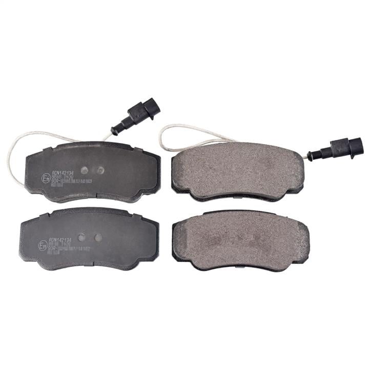 Disc brake pad set Nissan Cabstar: ADN142134 Blue Print Brake pad set