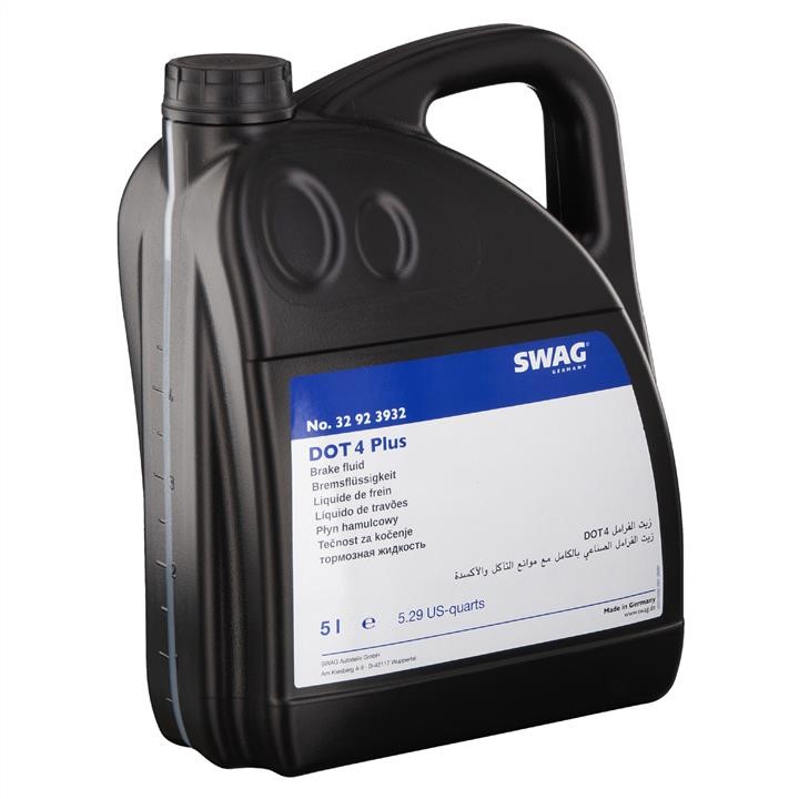 SWAG 32 92 3932 Brake fluid DOT 4+, 5L 32923932: Buy near me at 2407.PL in Poland at an Affordable price!