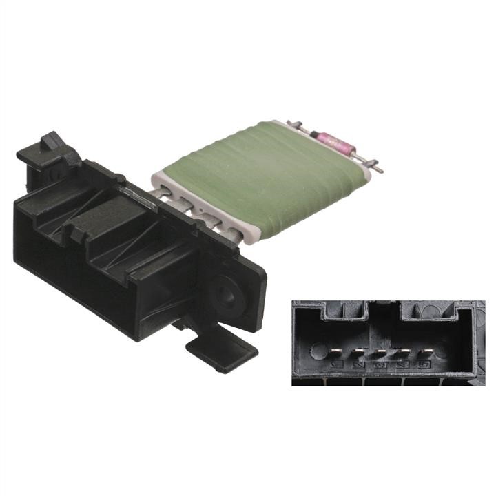 SWAG 40 10 0043 Fan motor resistor 40100043: Buy near me at 2407.PL in Poland at an Affordable price!